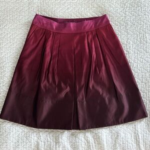 Silk blend pink/purple/burgandy Ann Taylor Party Skirt
